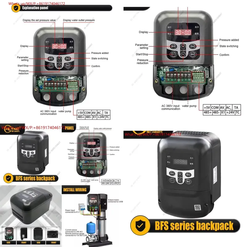 Vfd 2.2Kw Single Phase 220V - Konverter Frekuensi VFD untuk Pompa Air