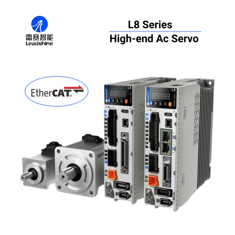 Servo Motor 400W With Driver - Kit Penggerak Servo Ethercat Leadshine dengan