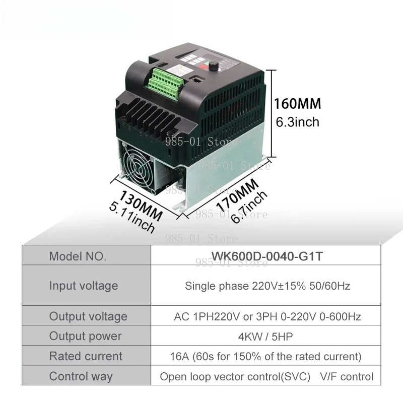 Vfd 2.2Kw Single Phase 220V - Output Tunggal 220V Kontrol Kecepatan Motor