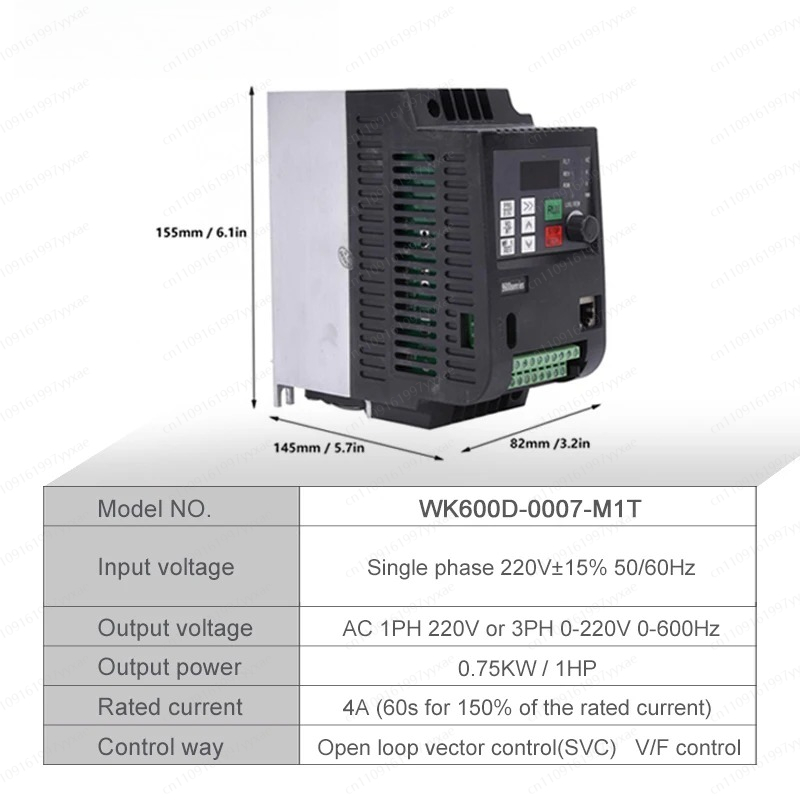 Vfd 2.2Kw Single Phase 220V - 2.2KW 220V 1 Fase Input VFD