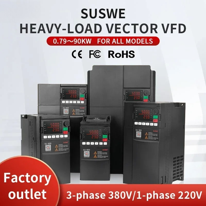 Vfd 2.2Kw Single Phase 220V - VFD BARU 0.75KW 1.5KW 2.2KW 7.5KW