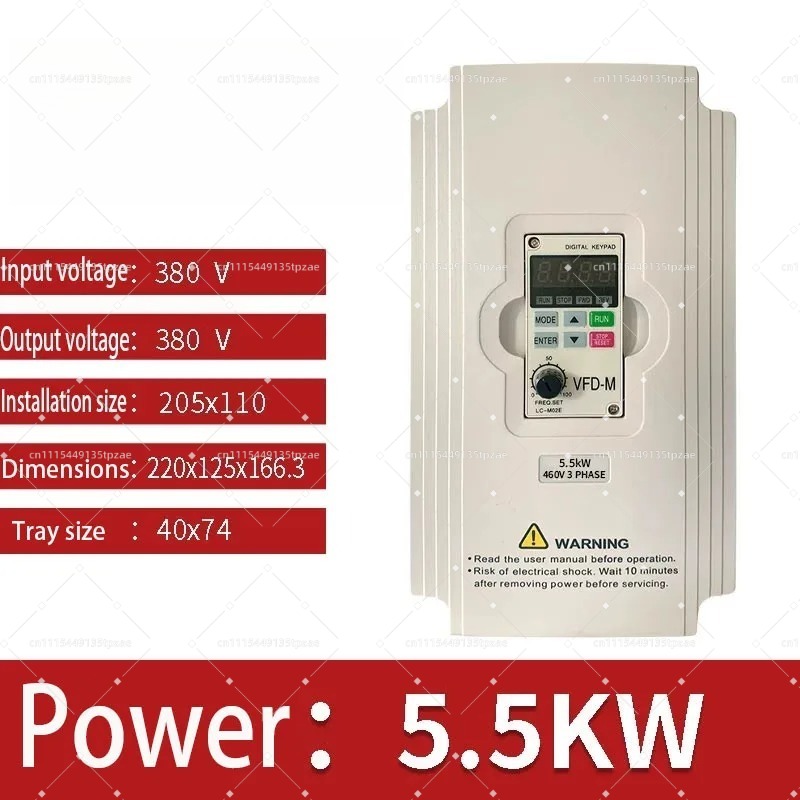 3.7KW 5.5KW 7.5KW Pengontrol K - Variable Frequency Drive 3 Phase 380V ulasan dan harga