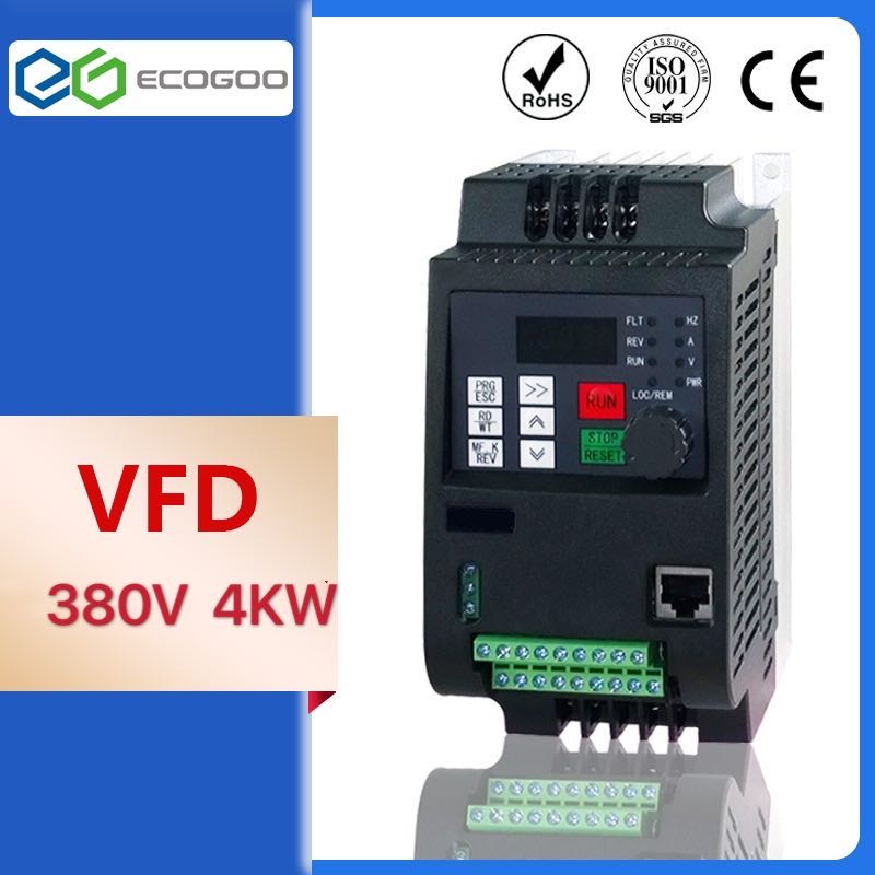 ECOGOO 380V 2.2KW Mini VFD Var - Vfd 7.5Kw Inverter Motor ulasan dan harga