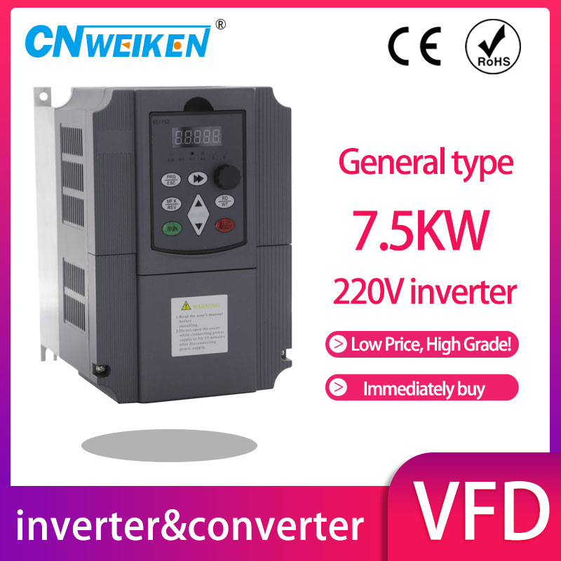Konverter frekuensi Drive VFD  - Vfd 7.5Kw Inverter Motor ulasan dan harga