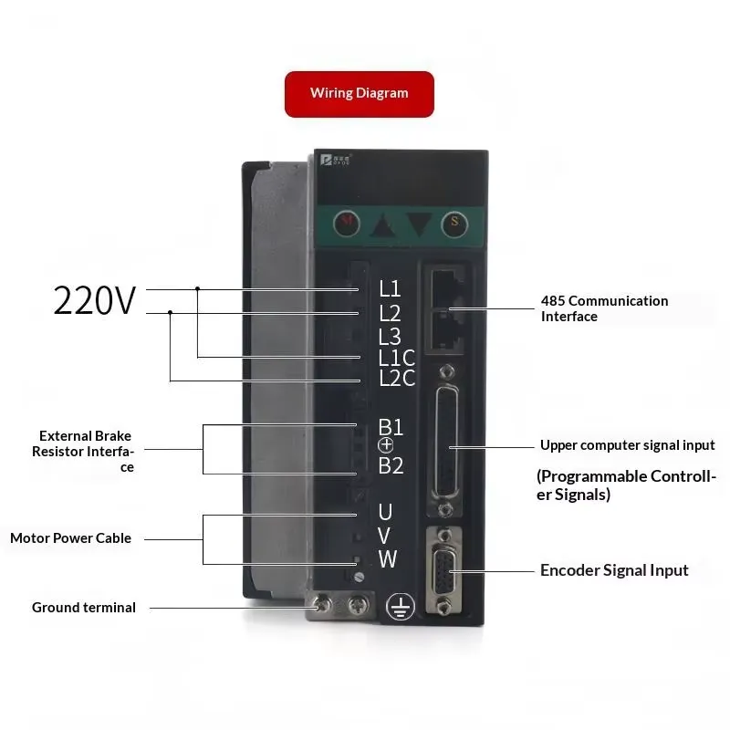 Kit Motor Servo AC 60 80 110 1 - Servo Driver 750W Ac Servo Motor ulasan dan harga