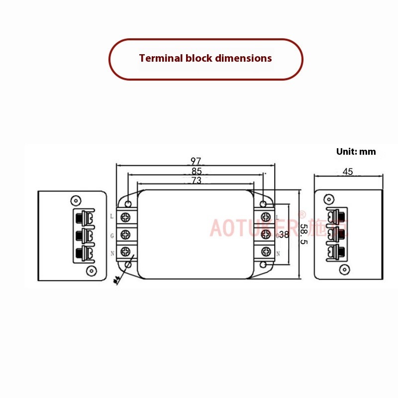 Filter Daya EMI 115V/220V250V  - Vfd Emi Filter 3 Phase ulasan dan harga