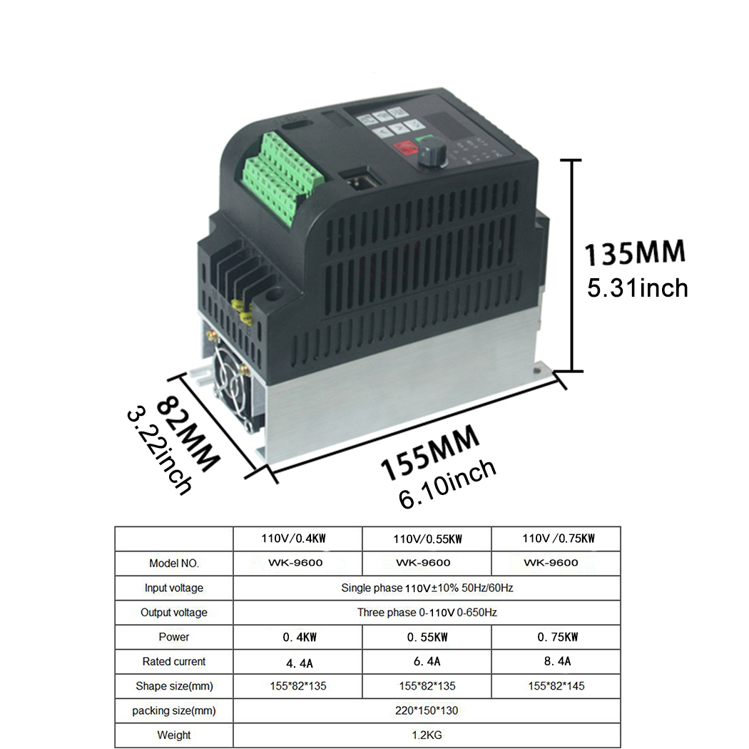 Konverter Penggerak Frekuensi  - Vfd 7.5Kw Inverter Motor ulasan dan harga