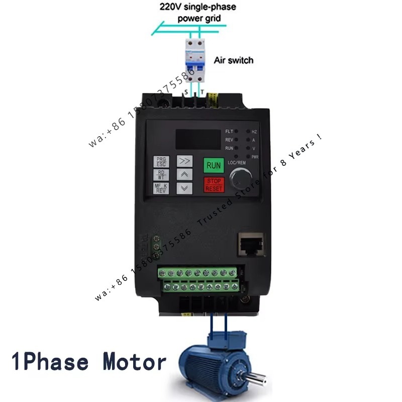 VFD AT2 4KW/5.5KW/7.5KW Konver - Vfd 7.5Kw Inverter Motor ulasan dan harga