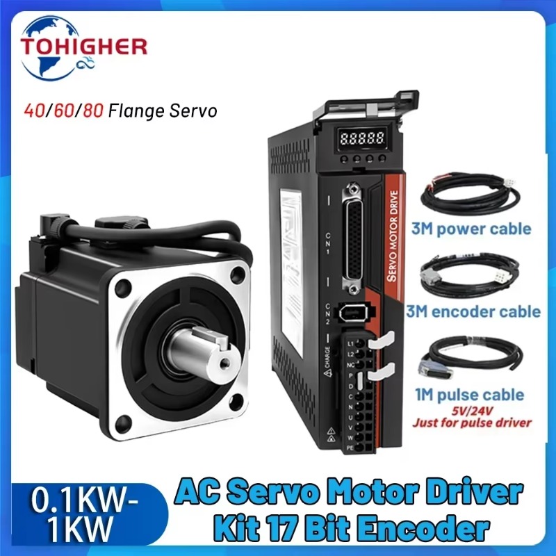 【Canggih】Kit Motor Servo AC 10 - Servo Driver 750W Ac Servo Motor ulasan dan harga