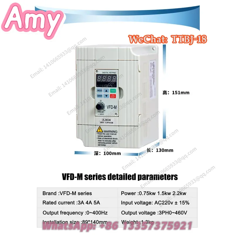 Baru, tersedia, harga bagus VF - Vfd 2.2Kw Single Phase 220V ulasan dan harga