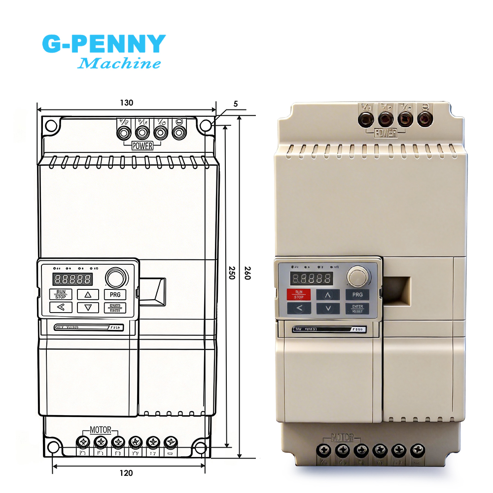 G-Penny 7.5KW Inverter Frekuen - Vfd 7.5Kw Inverter Motor ulasan dan harga