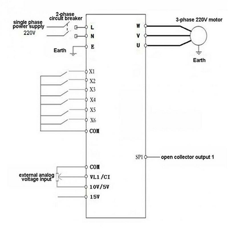 A73K 6X 2,2KW 3HP 220V Pengger - Vfd 2.2Kw Single Phase 220V ulasan dan harga