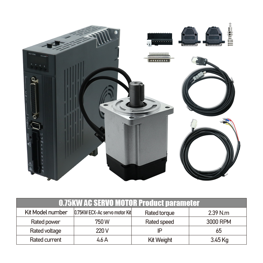 Motor Servo AC 750W & Kit Driv - Servo Driver 750W Ac Servo Motor ulasan dan harga