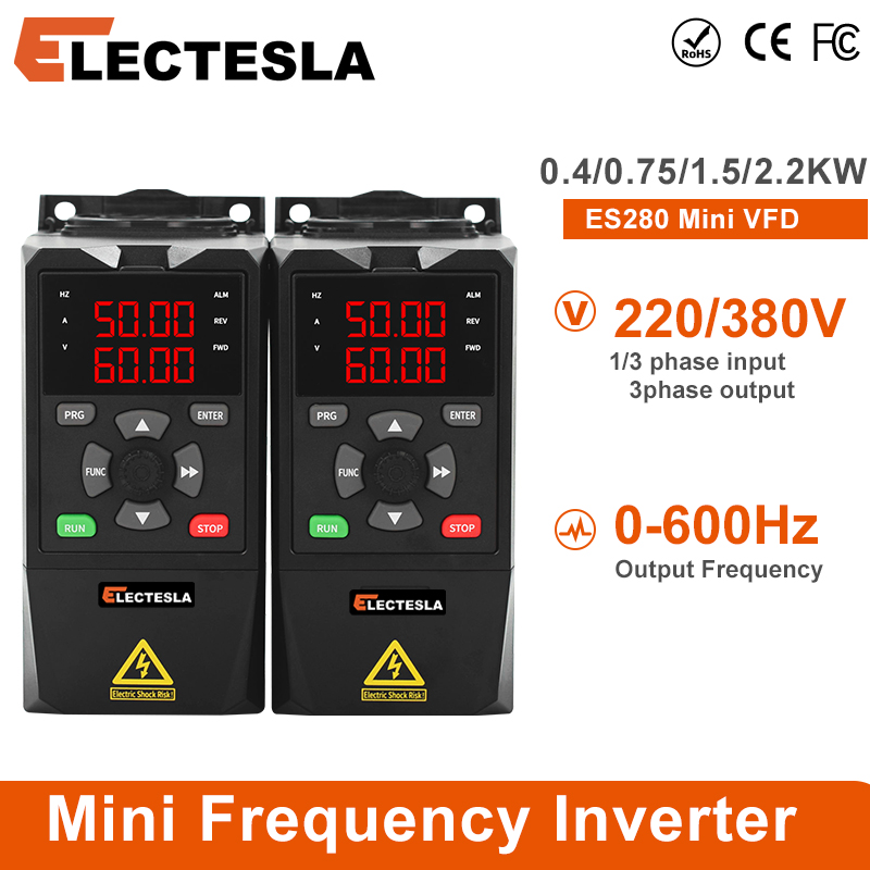 ES280 220V 380V 0.75KW/1.5KW/2 - Vfd 0.75Kw Mini Inverter ulasan dan harga