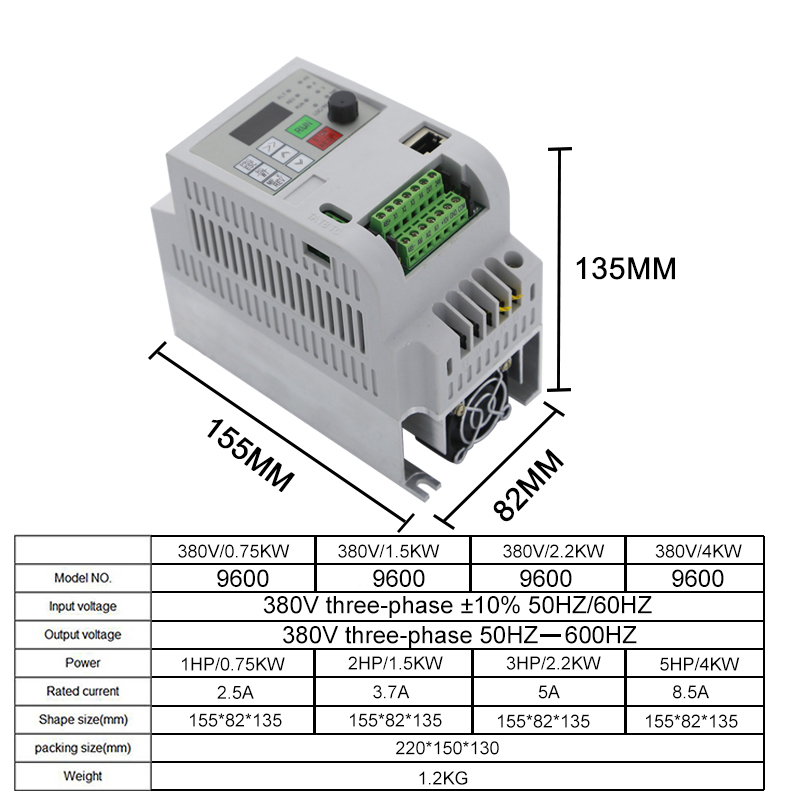 CNWeiken VFD Inverter 220V/380 - Vfd 7.5Kw Inverter Motor ulasan dan harga