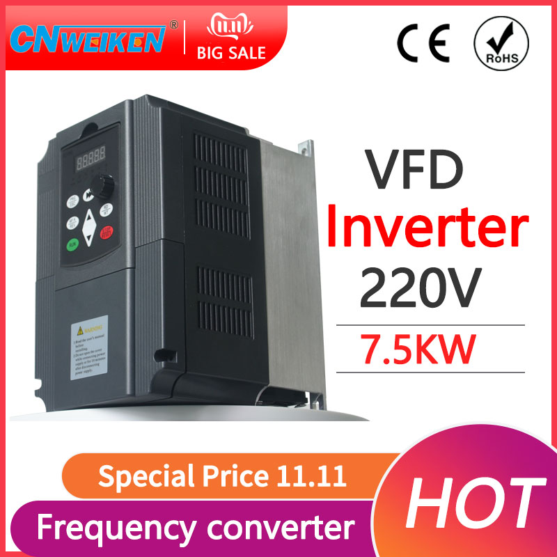 7.5KW 220V Inverter Fase Tungg - Vfd 2.2Kw Single Phase 220V ulasan dan harga