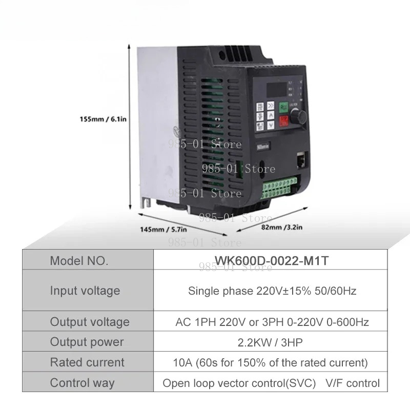 Output Tunggal 220V Kontrol Ke - Vfd 2.2Kw Single Phase 220V ulasan dan harga