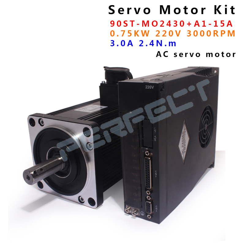 90ST-M02430 0.75KW 220V AC Ser - Servo Driver 750W Ac Servo Motor ulasan dan harga