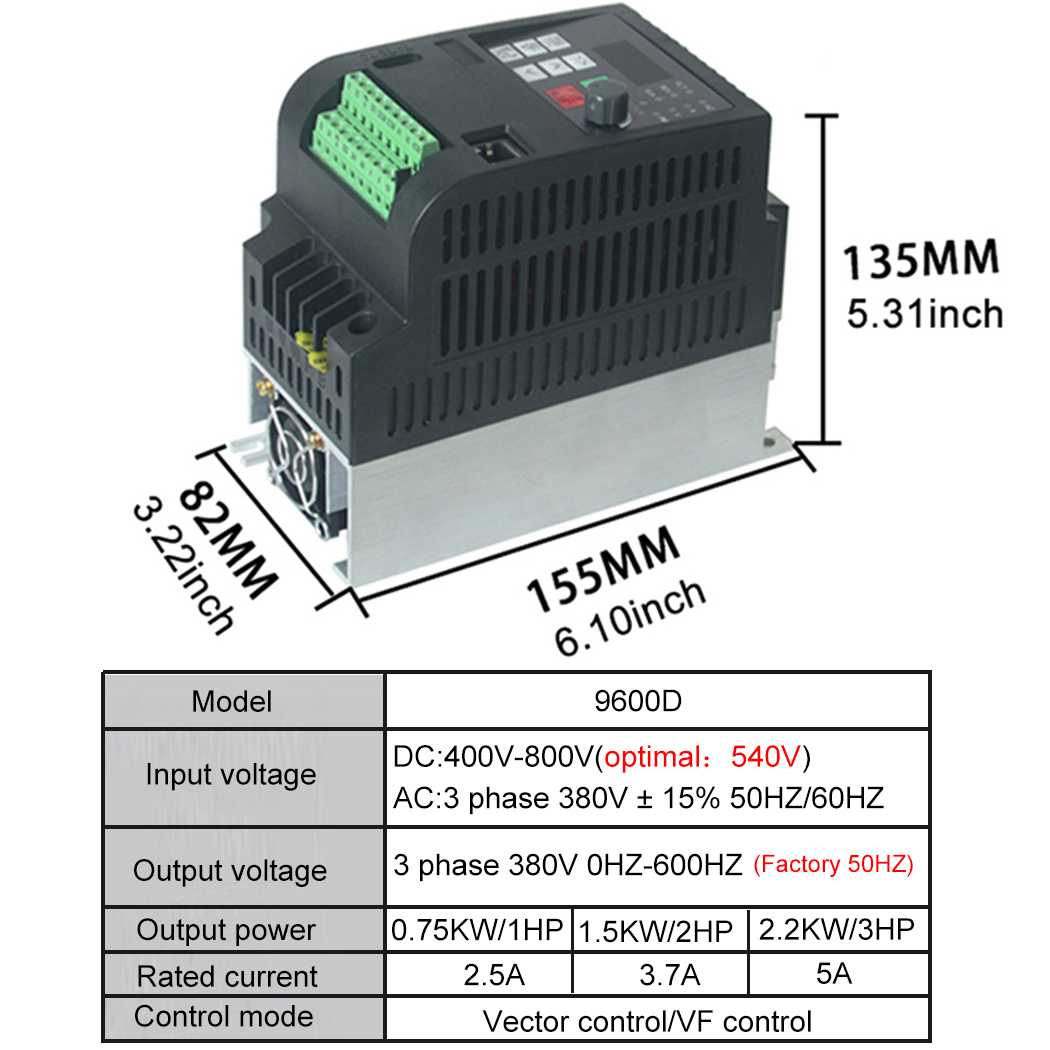 Inverter tenaga surya 1.5/2.2/ - Vfd 11Kw Pump Controller ulasan dan harga