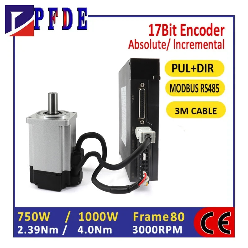 Encoder Inkremental 17bit AC22 - Servo Driver 750W Ac Servo Motor ulasan dan harga